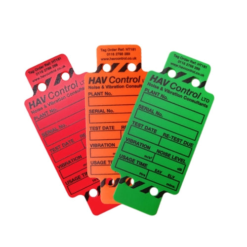 Hand-Arm Vibration Tags - Supplied In Packs of 10