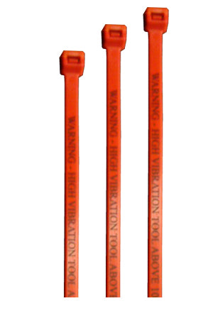 Vibration Warning Cable Tie -  (370 x 7.6mm) Supplied In Packs Of 100