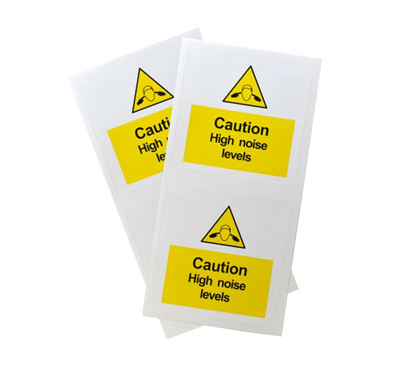Caution High Noise Level Warnings