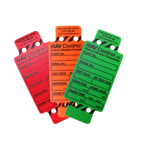 Hand-Arm Vibration Warning Tags