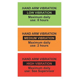 Hand-Arm Vibration Warning Labels - Multipack Of 60