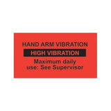 Hand-Arm Vibration Warning Labels - Multi Pack Of 60