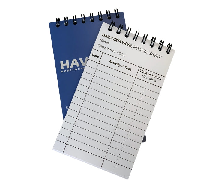 Hand-Arm Vibration Daily Exposure Logbook