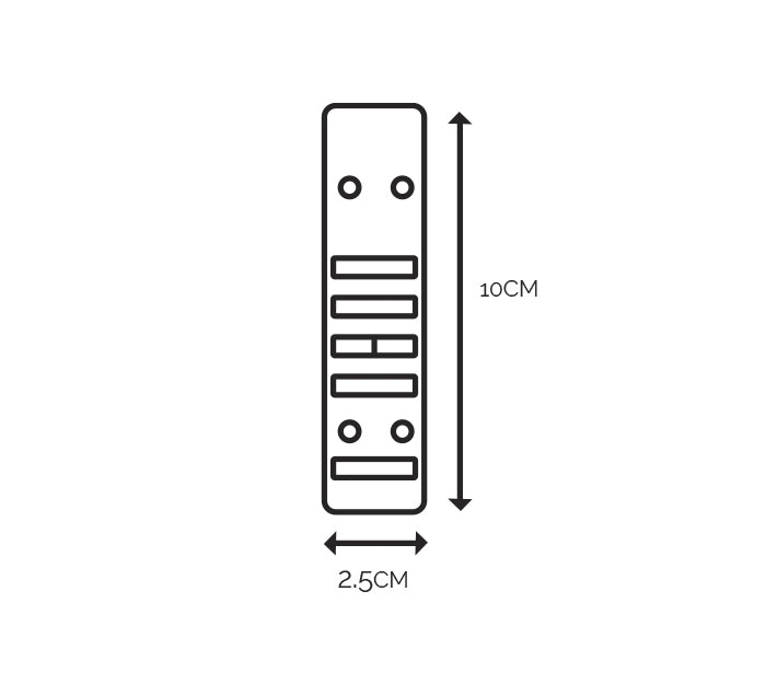 Dura Tag Dimensions