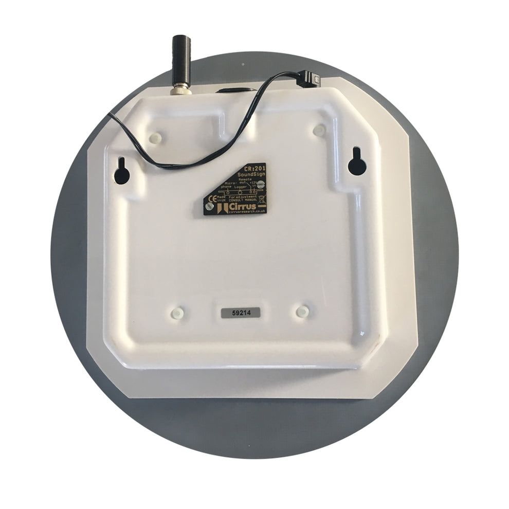 SoundSign Noise Warning Sign with microphone & mains power supply ...