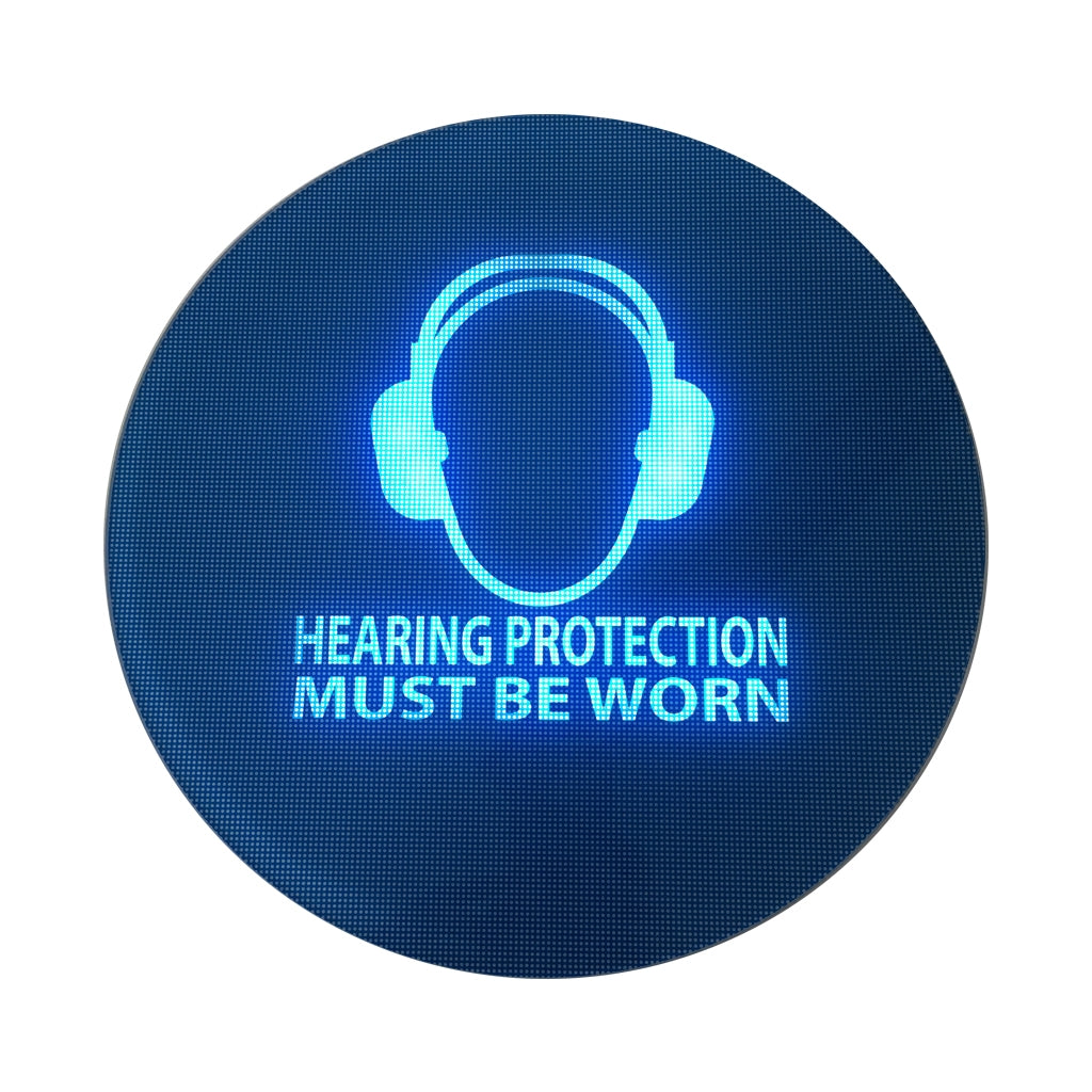 SoundSign Noise Warning Sign with microphone & mains power supply ...