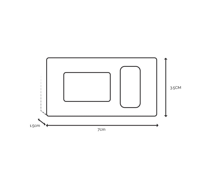 HAVi Plus Monitor Dimensions