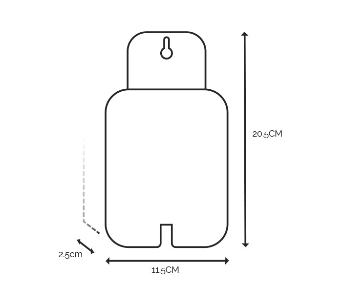 HAVi Watch Single Charging Dock Dimensions