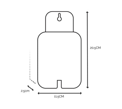 HAVi Watch Single Charging Dock Dimensions